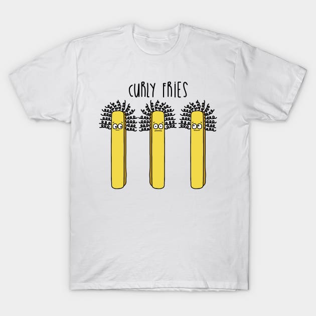 Curly Fries T-Shirt by TTLOVE